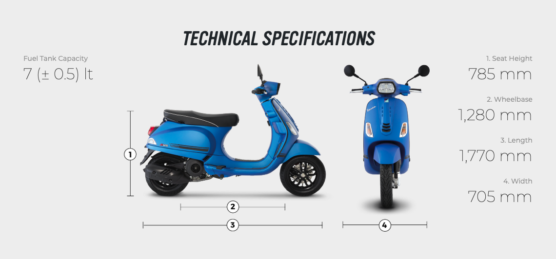 Vespa LX Specification